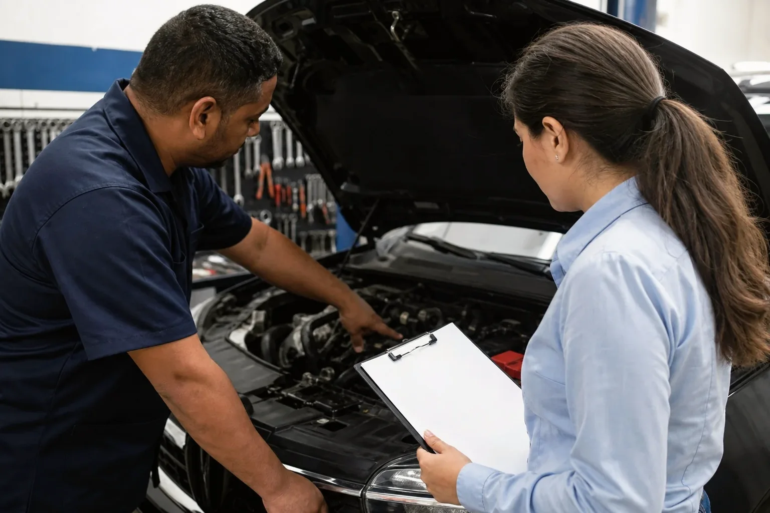 Atendimento de cadastro de motor realizado por um despachante.